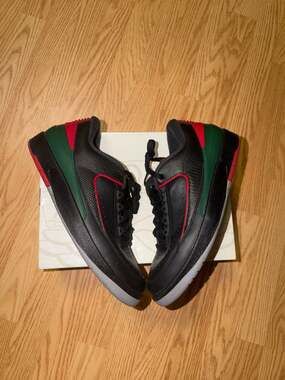 Jordan 2 Retro Low Christmas (DV9956-006) SZ 11M ‼️SHIP NEXT DAY‼️ SUPER CLEAN🧼